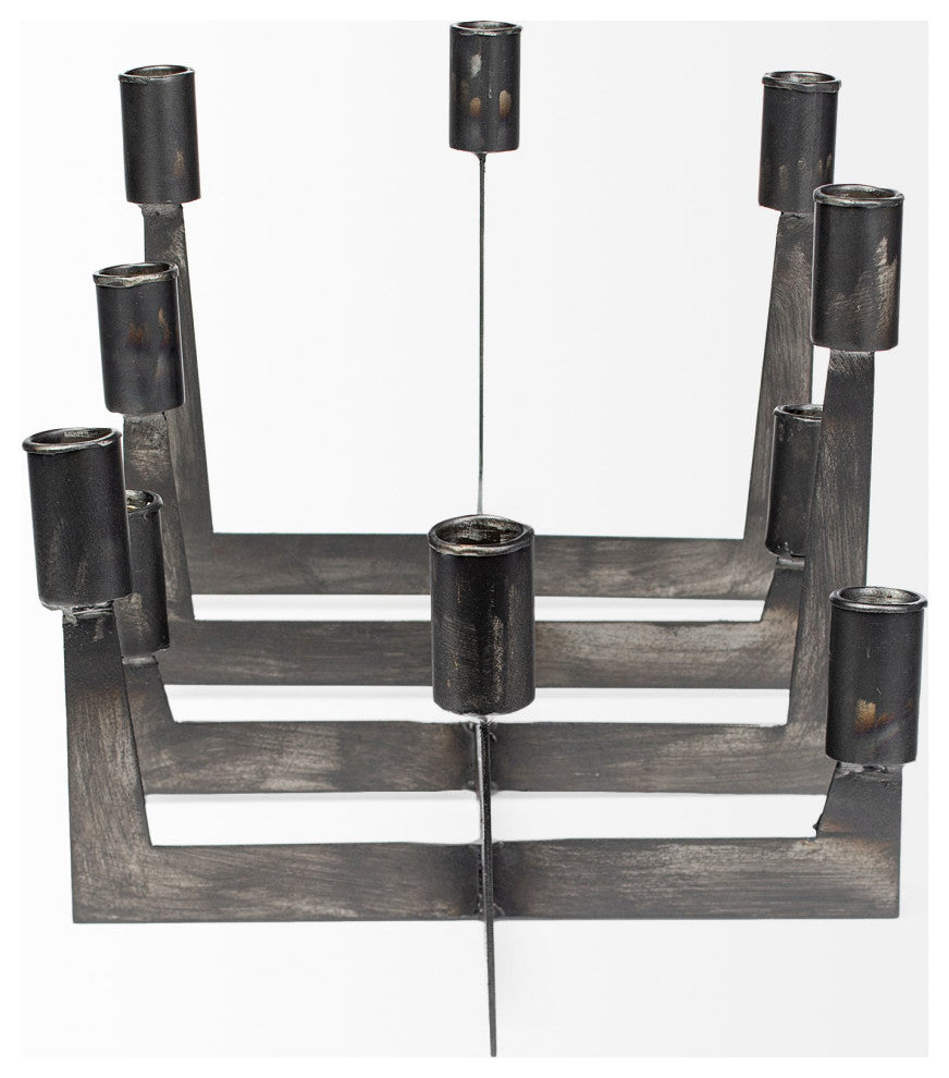 Tertium Table Candle Holder, Black