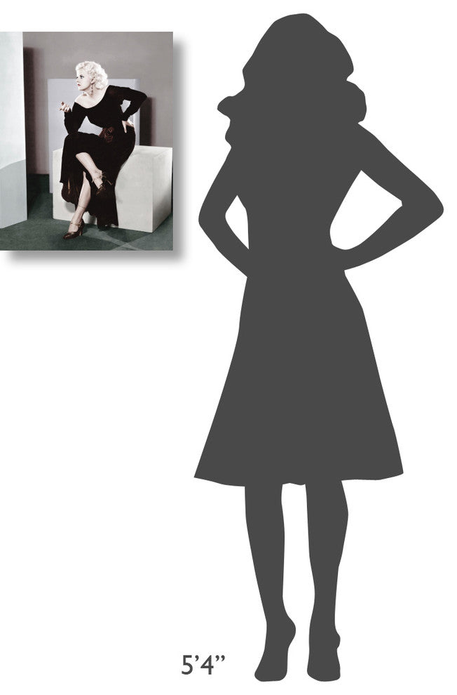 "Jean Harlow" Stretched Canvas Giclee by Hollywood Photo Archive, 17"x22"