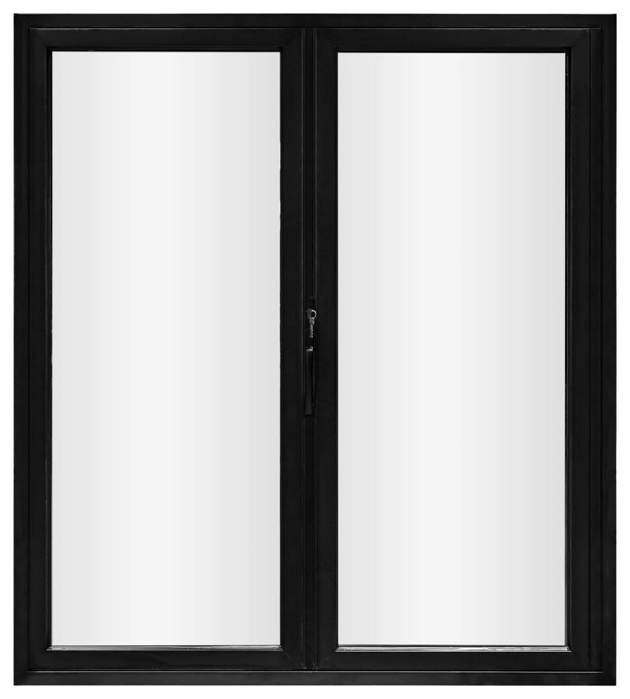 Patio Bi-Fold Door Open Right to Left 72"x96", 2-panel, Black Color, Low E Glass