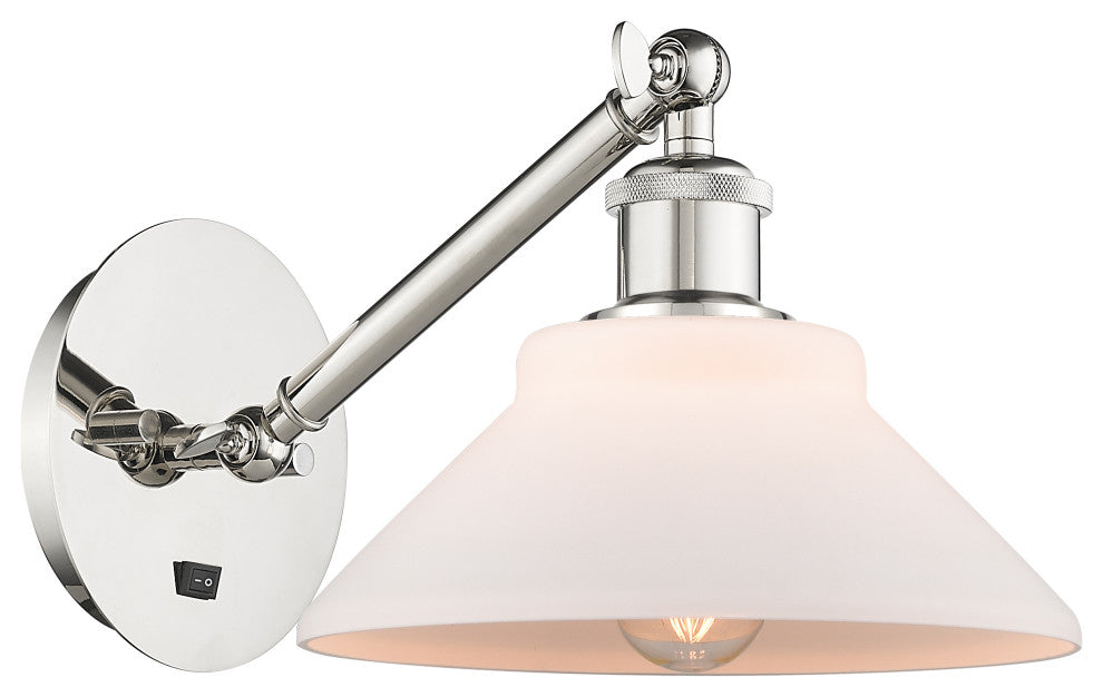 Innovations 317-1W-PN-G131-LED 1-Light Sconce, Polished Nickel