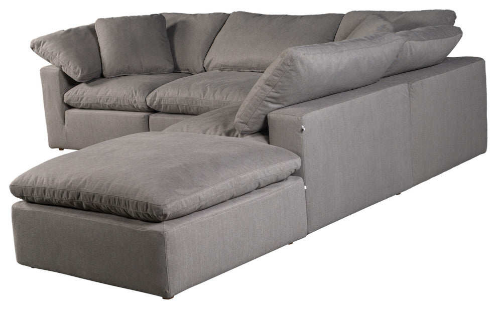 Terra Condo Dream Modular Sectional Livesmart Fabric Light Grey
