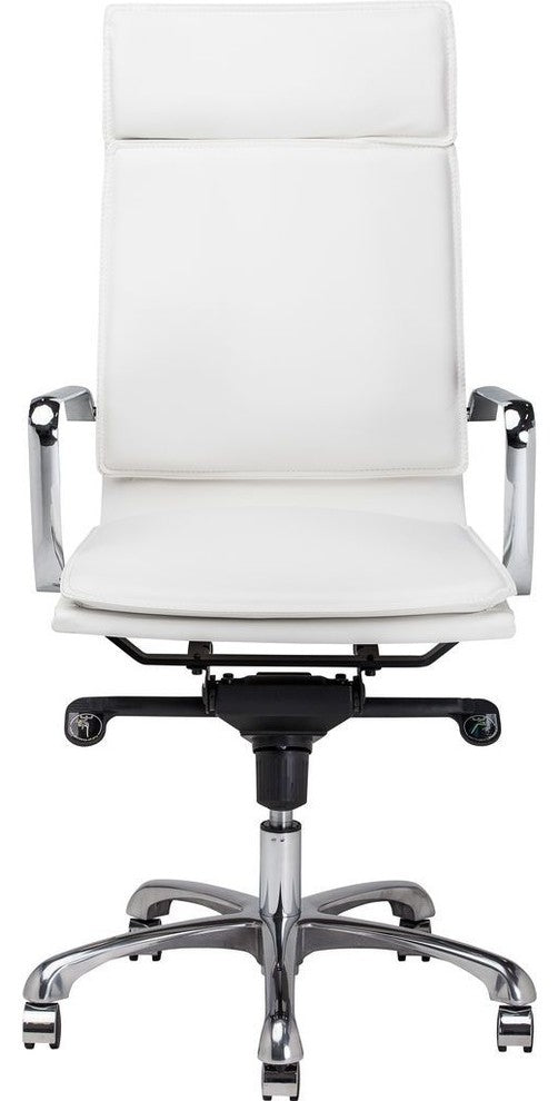Nuevo Living Carlo High Back Office Chair, White