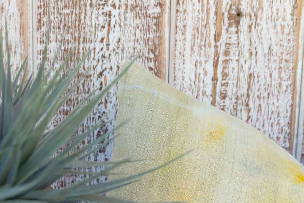 Naba Tie Dyed Organic Silk Lumbar Pillow