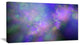 Perfect Purple Starry Sky, Abstract Canvas Wall Art, 32x16
