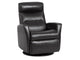 IMG Divani Relaxer Recliner, Small Power Recline With Trend Smoke Leather
