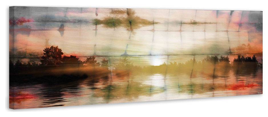 "Painted Sunset" Fine Art Canvas Print, 60"x20"