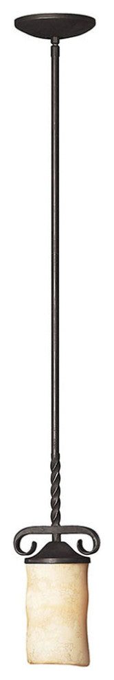 Hinkley Casa Small Pendant, Olde Black