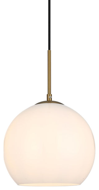 Elegant Lighting LD2213 Baxter 10"W Pendant - Satin Gold
