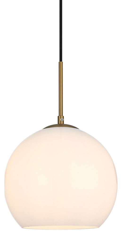 Elegant Lighting LD2213 Baxter 10"W Pendant - Satin Gold