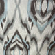 Plutus Ikat Dream Blue, Black, Cream Handmade Luxury Pillow, 22"x22"