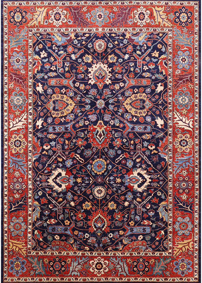 Ahgly Company Indoor Rectangle Mid-Century Modern Area Rugs, 2' x 4'