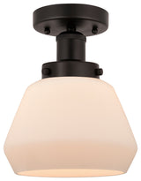 Fulton 1-Light 6.5" Semi-Flush Mount Oil Rubbed Bronze