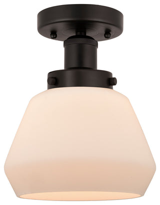 Fulton 1-Light 6.5" Semi-Flush Mount Oil Rubbed Bronze
