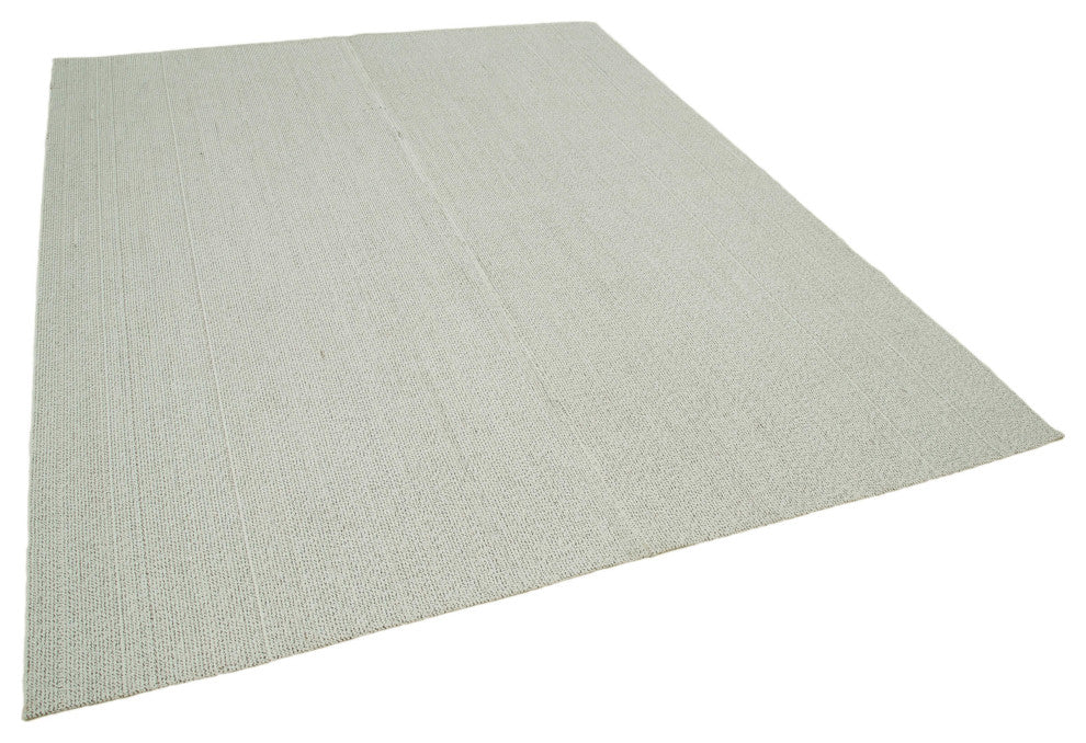 Rug N Carpet - Handmade Turkish 6' 11'' x 8' 11'' Decorative Wool Kilim Rug