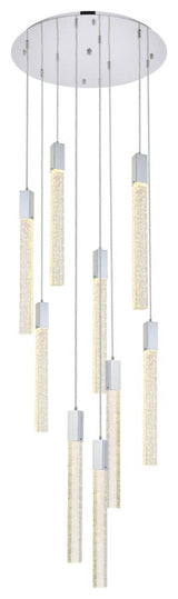 Wade 9-Light Pendant, Chrome