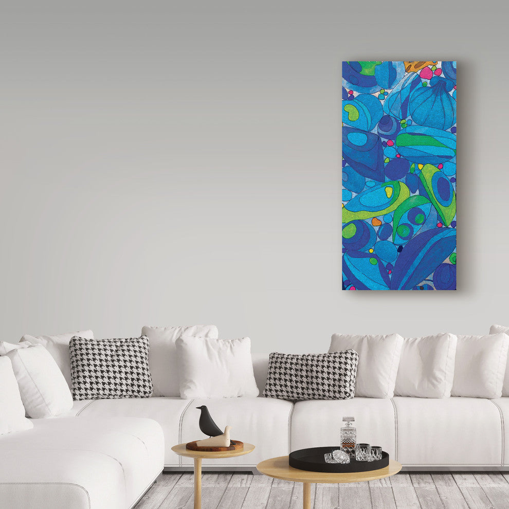 "Sea Shore Sea Glass" by Lisa Katharina, Canvas Art