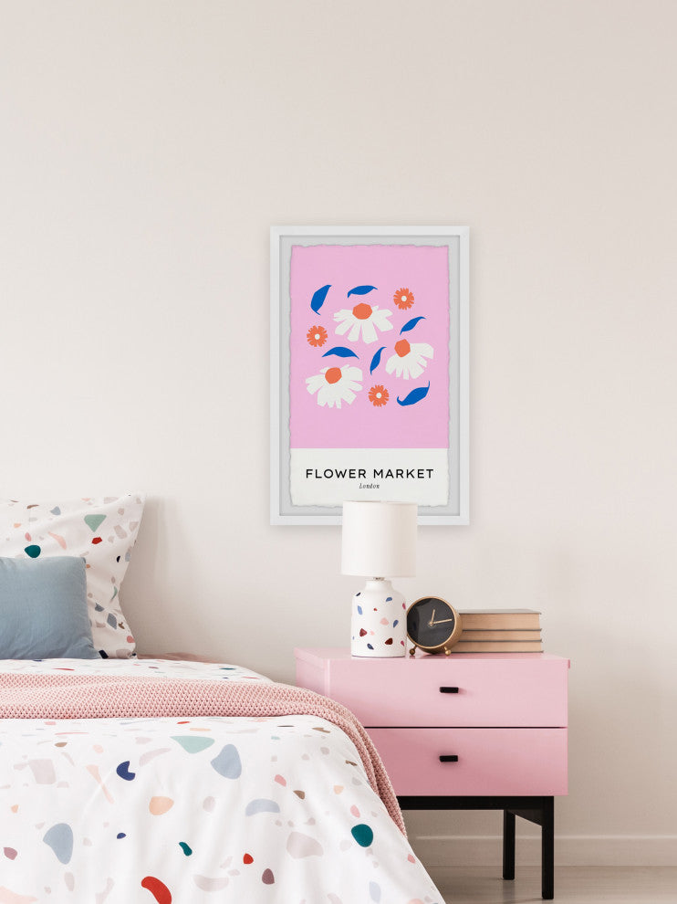 "London Flowers" Framed Painting Print, 8x12