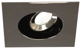 LEDme Miniature Square Recessed Adjustable Task-Light 3000K Soft White, Gunmetal