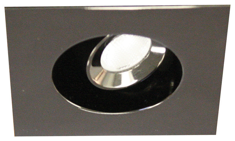 LEDme Miniature Square Recessed Adjustable Task-Light 3000K Soft White, Gunmetal