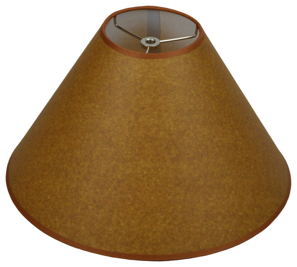 Fenchel Shades 5"x15"x10" Empire Lamp Shade, Paper Oil Kraft