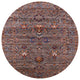 Ahgly Company Indoor Round Mid-Century Modern Area Rugs, 8' Round