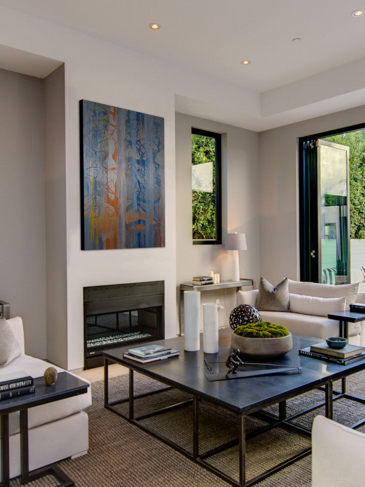 "Mira" Print on Brushed Aluminum, 40"x60"