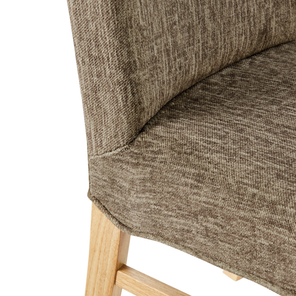 Milton Fabric Dining Side Chair, Pasadena Taupe