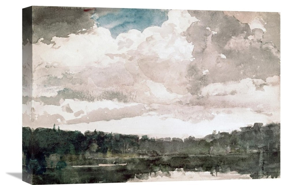 "Lone Boat, North Woods Club, Adirondacks" Artwork, 22"x15"