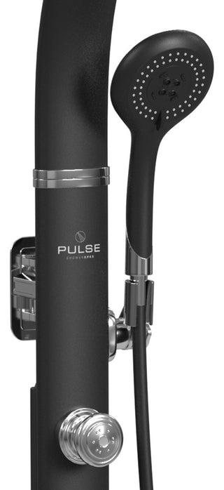 Pulse 1017-B ShowerSpas Black Aluminum Shower System - Bonzai Shower System