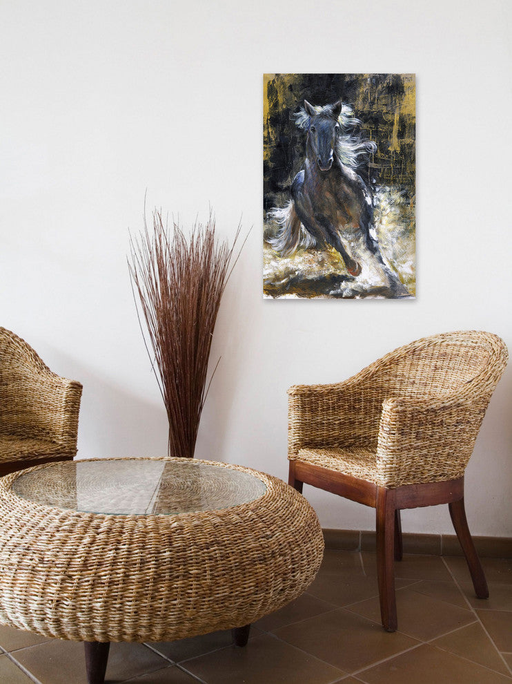 "Legend" Painting Print on Wrapped Canvas, 20x30