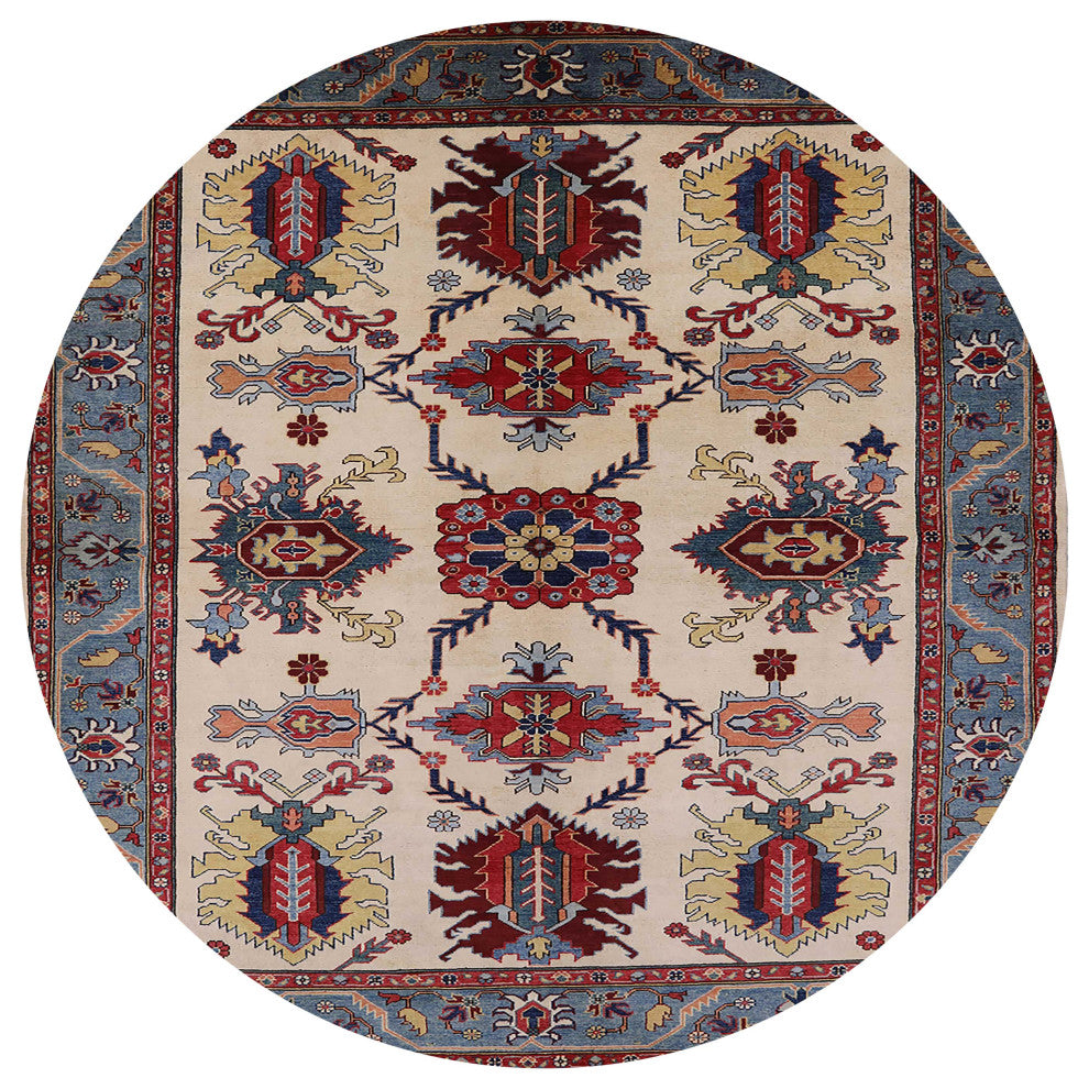 Ahgly Company Indoor Round Mid-Century Modern Area Rugs, 3' Round