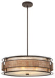 Quoizel MC8420CRC Four Light Pendant Laguna Renaissance Copper