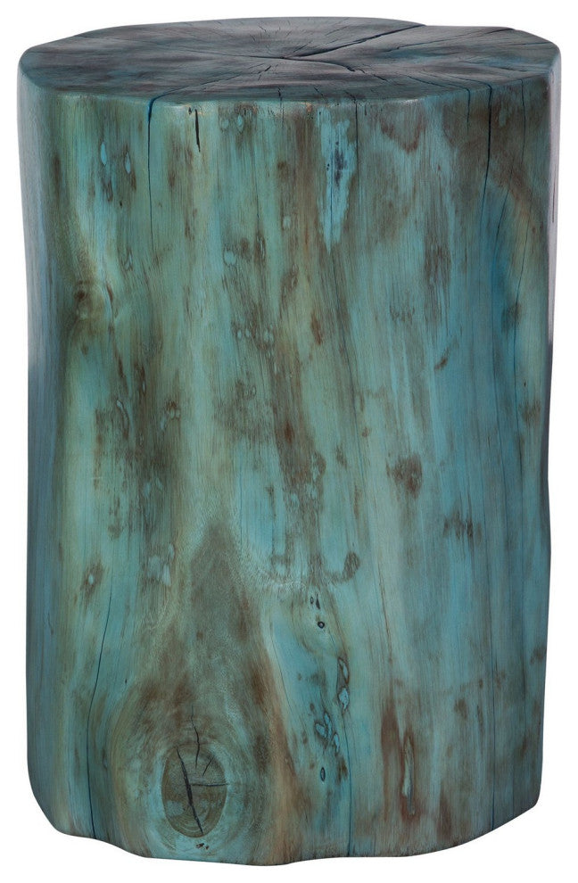 Uttermost - 22948 - Accent Stool - Habitat - Rich Blue-green Stain Highlighting