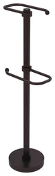 Free Standing Two Roll Toilet Tissue Stand, Antique Bronze