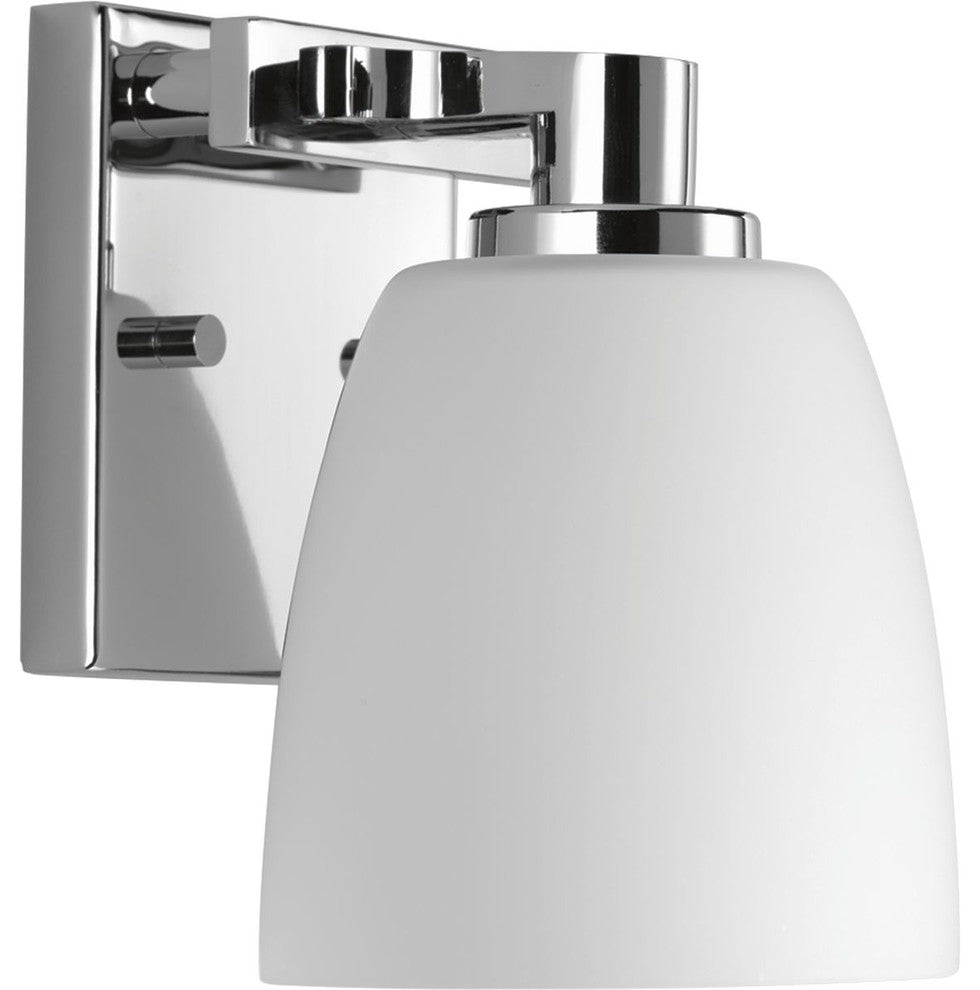 Fleet 1-Light Bath Light, Polished Chrome