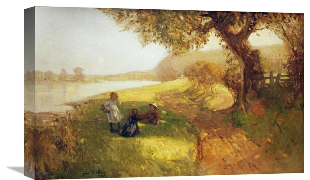 "Summer Day" Stretched Canvas Giclee by James Wallace, 22"x14"