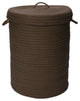 Colonial Mills Hamper Simply Home Solid Mink Round Hamper With Lid