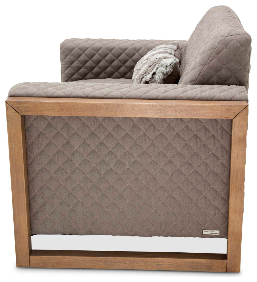 Hudson Ferry Chair and a Half, Slate Gray/Driftwood
