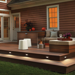 6 Pack 5CCT LED Step Lights, 120V Dimmable Stair Lights, Oil Rubbed Bronze