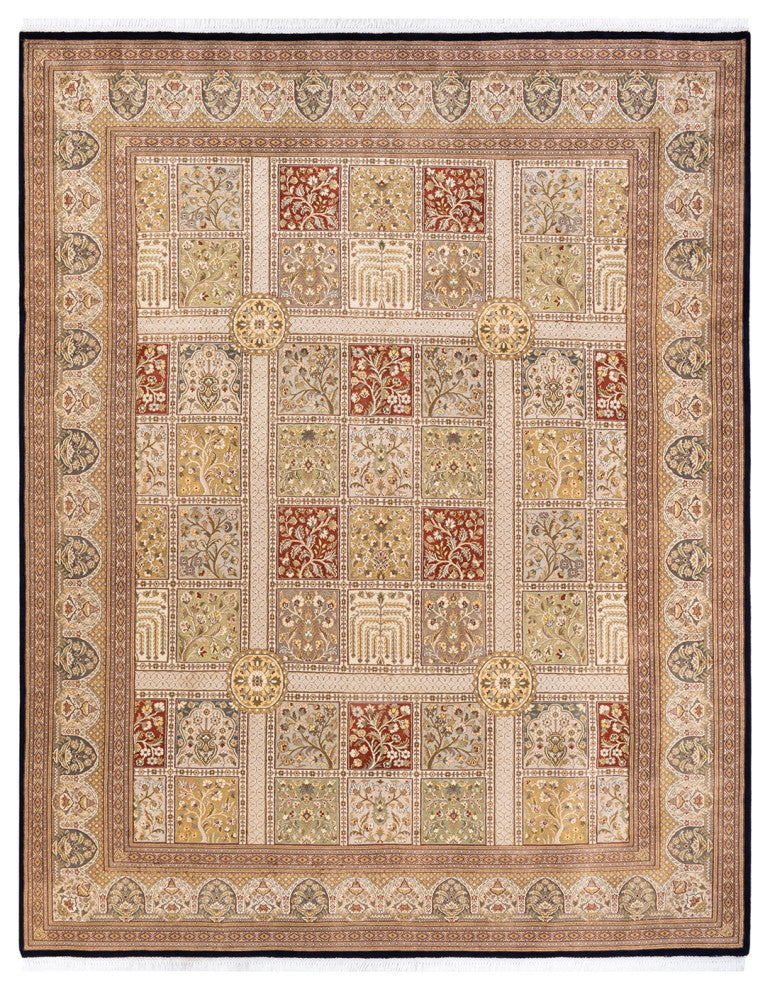 Mogul, One-of-a-Kind Hand-Knotted Area Rug Black, 8' 3" x 10' 4"