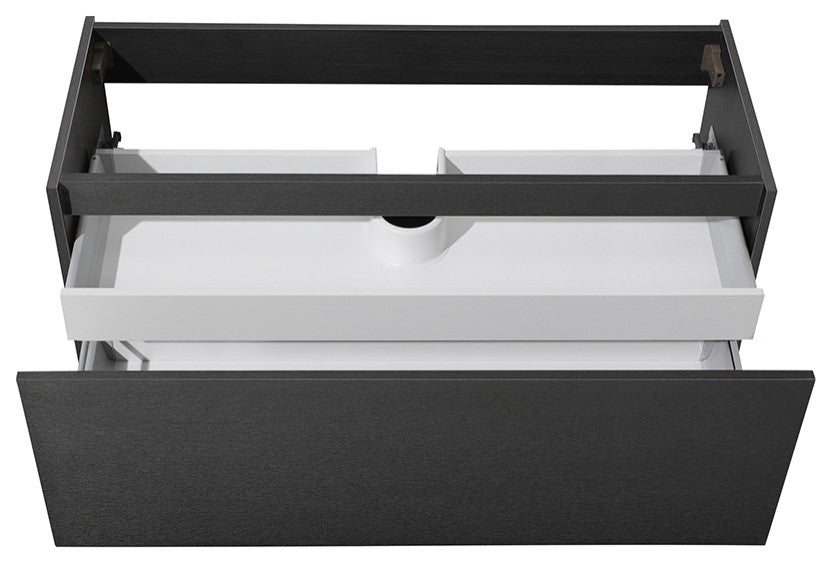 Fresca Mezzo 48" Black Wall Hung Cabinet