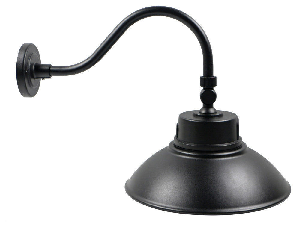 LED Gooseneck - 30 Watt/40 Watt/50 Watt - CCT Selectable 3K/4K/5K - Black - 120