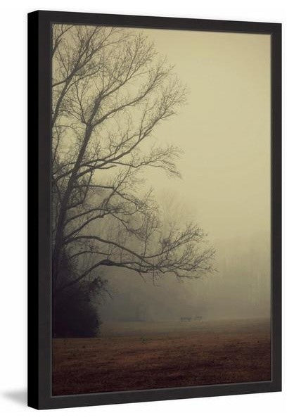"A Gathering of Fog" Framed Painting Print, 30"x45"