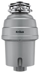 WasteMate Continuous Feed Garbage Disposal, 1 HP Motor for Kitchen Sink