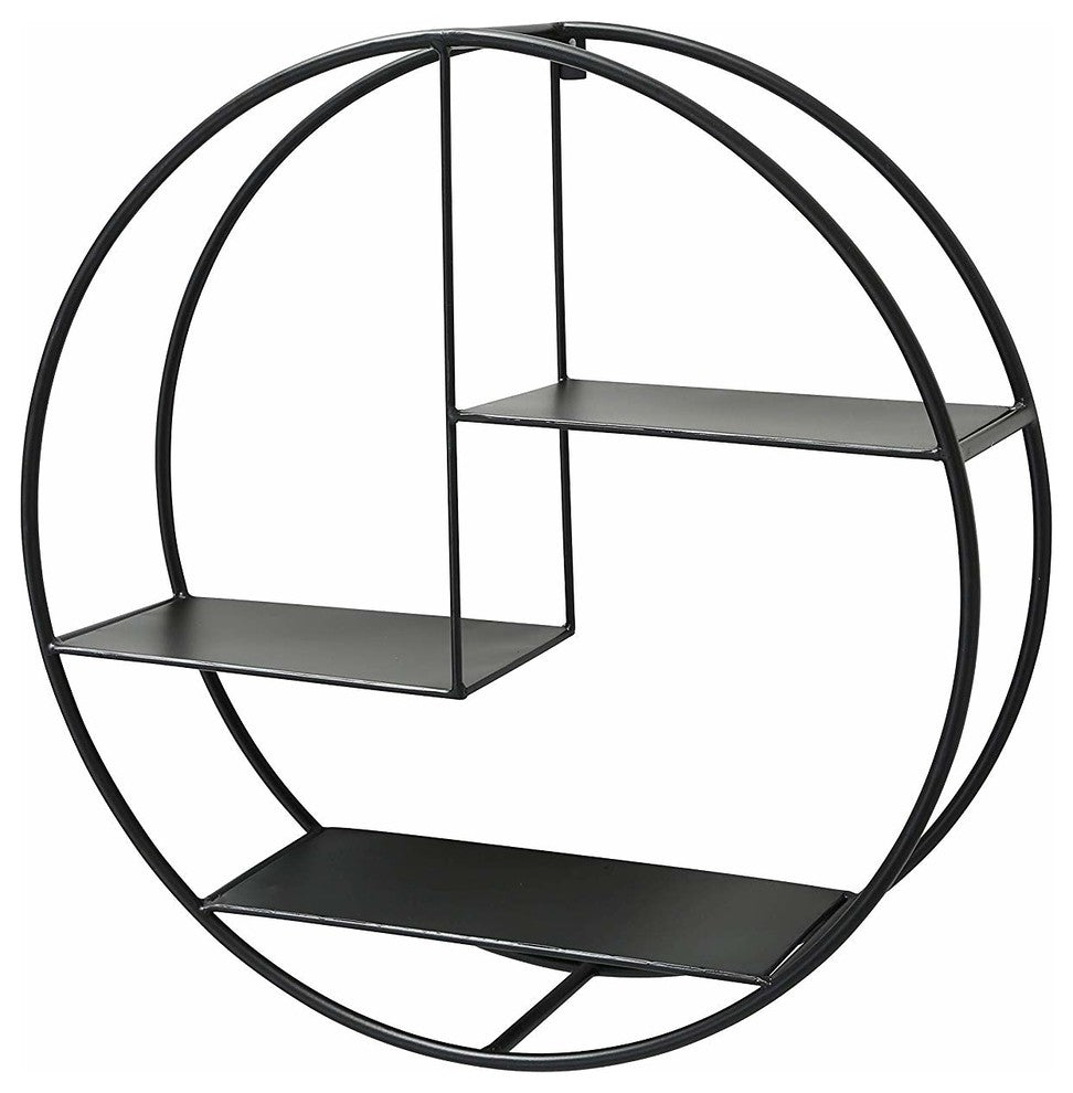 Round Floating Wall Shelf 21.5 Inches Diameter