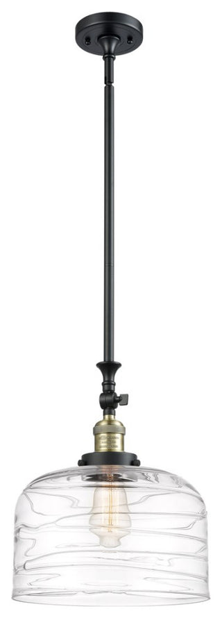 Innovations Bell LED XL Mini Pendant 206-BAB-G713-L-LED, Black Antique Brass