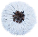 Brown White Juju Hat Decor