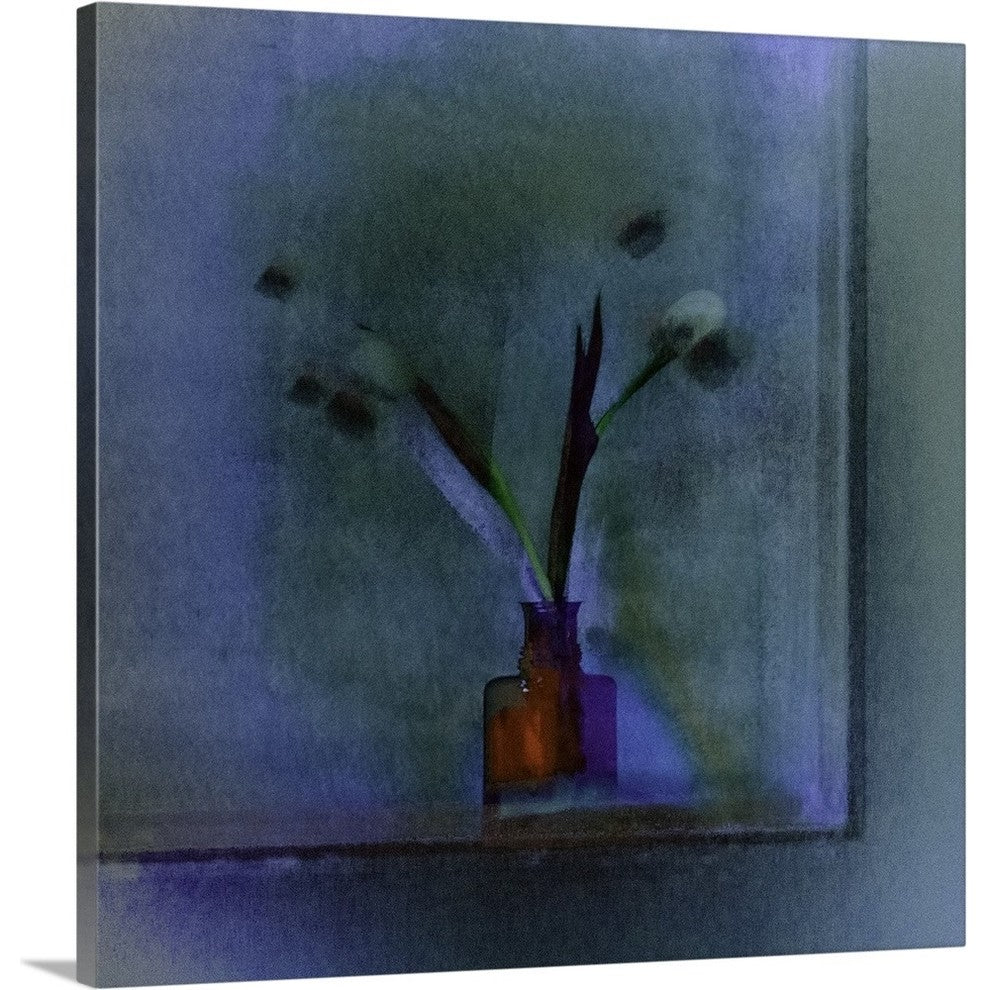 "Seven Tulips" Wrapped Canvas Art Print, 20"x20"x1.5"