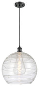 Innovations 516-1P-BK-G1213-14-LED 1-Light Pendant, Matte Black