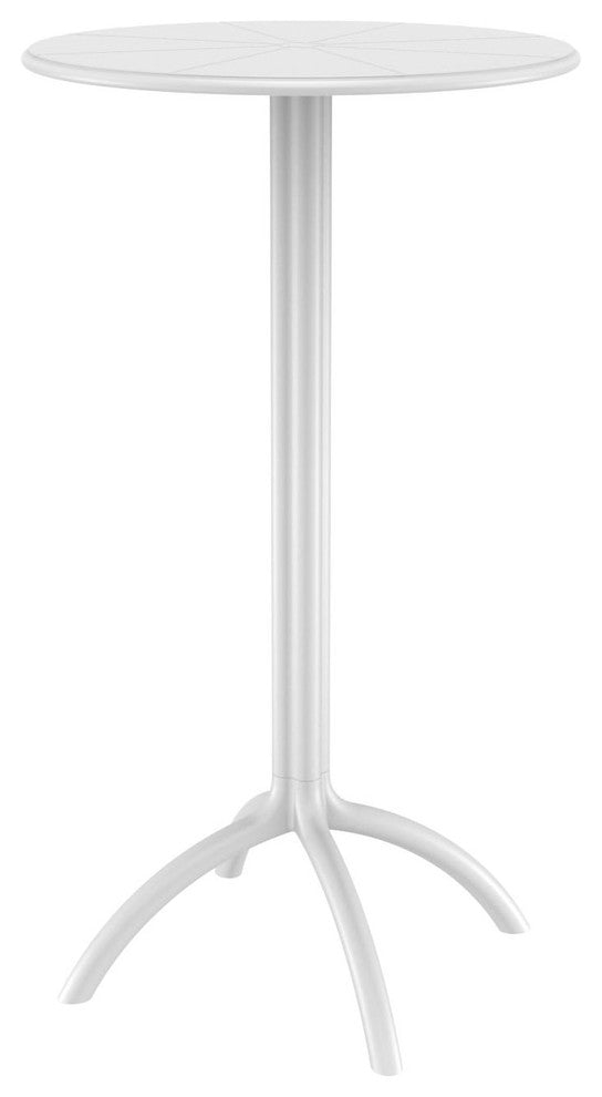 Compamia Octopus Round Bar Table, White